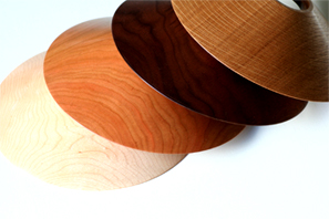 木のランプシェード